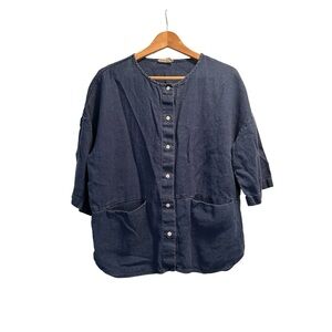 Beaton Linen Shirt/Jacket